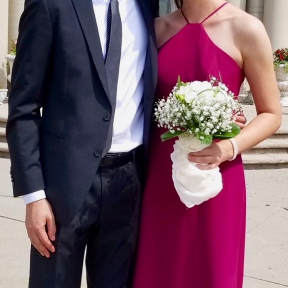 Hailey Paige Occasions Chiffon Dress -- Size 4 - Picture 3 of 6